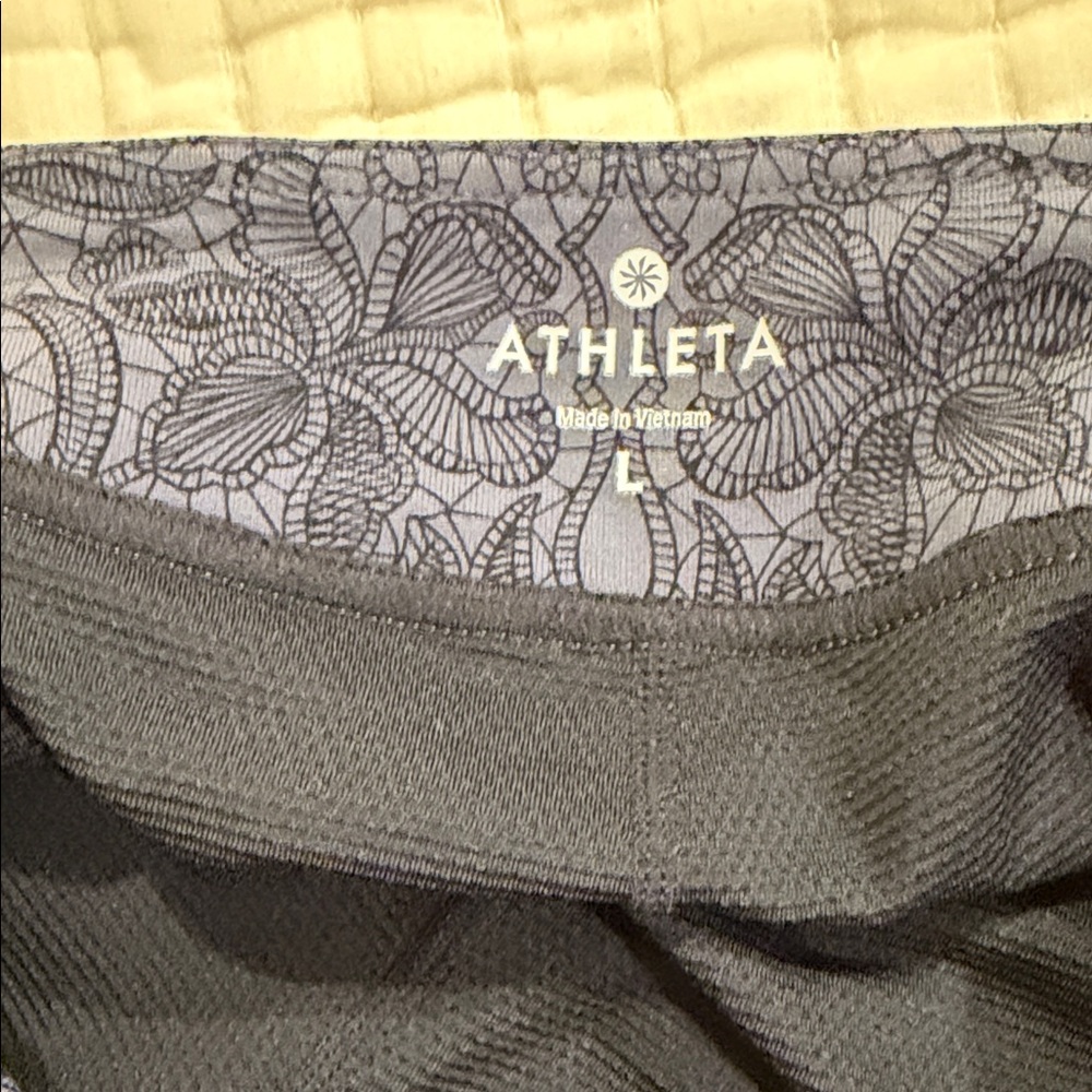 Athleta Black Patterned Skort - image 7